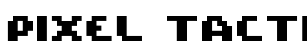 Pixel Tactical font preview